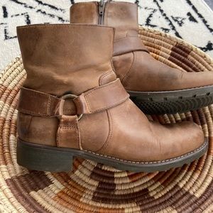 Clarks womens boots orinocco dip brown leather